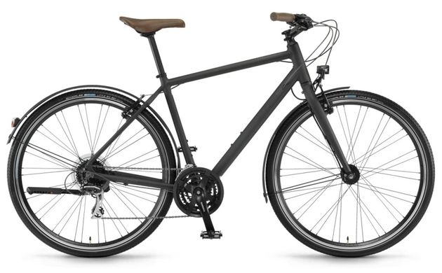 Велосипед Winora Flitzer men 28 "24-G Acera, рама 61 см, чорний матовий,