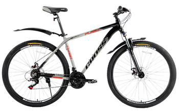 Велосипед Cross 27,5" Flash 2024 Рама-17" grey-black