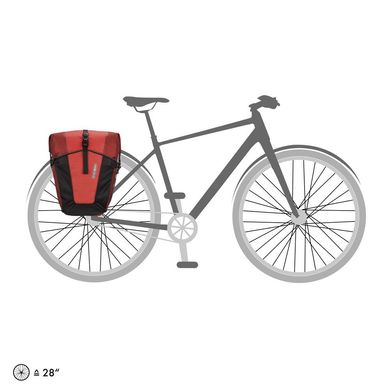 Гермосумка велосипедная Ortlieb Back-Roller Pro Plus granite-black 35+4 л