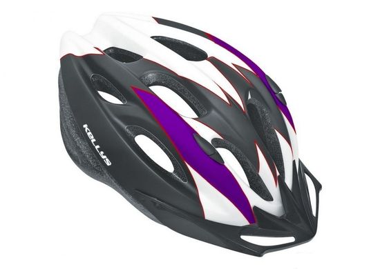 Шлем KLS Blaze матовы /белый /фиолетовый M/L(р)
