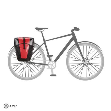 Гермосумка велосипедна Ortlieb Back-Roller Pro Classic red-black 35+4 л