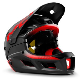 Шлем Met Parachute MCR MIPS CE BLACK RED/MATT GLOSSY 56-58 cm