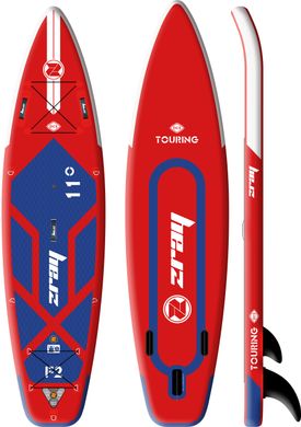 SUP доска Z-Ray FURY PRO F2 11'*33"*6" (гребная доска + насос + весло + рюкзак + леш), 34082