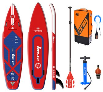 SUP доска Z-Ray FURY PRO F2 11'*33"*6" (гребная доска + насос + весло + рюкзак + леш), 34082