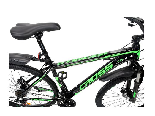 Велосипед Cross 27.5" Stinger Рама-18" black-green