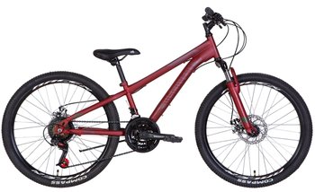 Велосипед 24" Discovery RIDER AM DD 2022 (червоно-чорний)