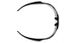 Очки защитные открытые PMXtreme RX (clear), прозрачные с диоптрической вставкой 5 из 5