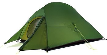 Палатка двухместная с футпринтом Naturehike Сloud Up 2 Updated NH17T001-T, 20D, темно-зеленый