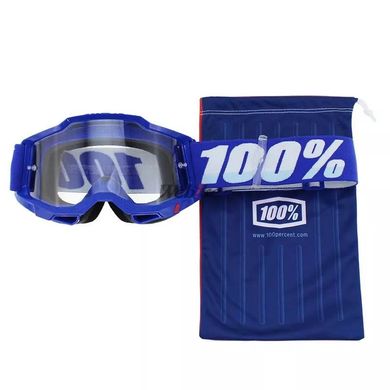 Мотоокуляри Ride 100% ACCURI 2 Goggle Blue - Clear Lens, Clear Lens