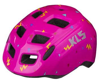 Шлем KLS ZIGZAG детский, розовый S (50-50 см)