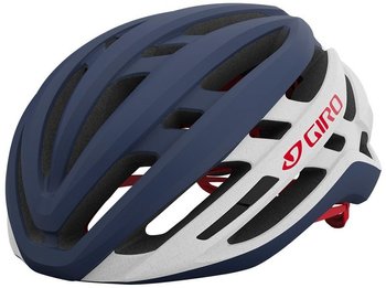 Шлем велосипедный Giro Agilis мат Midnight/белый/яркий красный M/55-59см