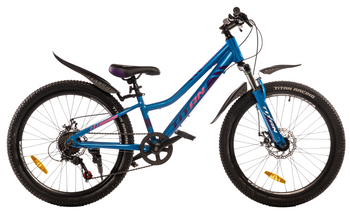 Велосипед Titan 24" Best Mate, рама 11" light-blue-violet