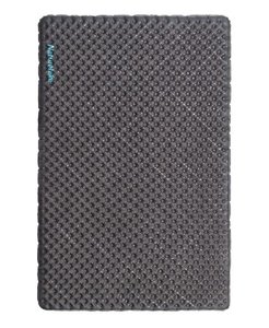 Надувний килимок надлегкий подвійний Naturehike CNH22DZ018, із мішком для надування, прямокутний чорний 196 см