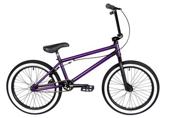 Велосипед Kench BMX 20" Pro Cro-Mo, рама 20,75" Фиолетовый металлик (мат)