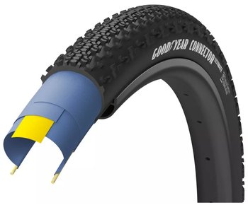 Покришка 700x40 (40-622) GoodYear CONNECTOR tubeless complete, folding, black, 120tpi