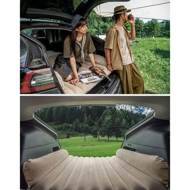 Надувний килимок для автомобіля Naturehike CNH22DZ003, з помпою
