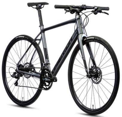 Велосипед Merida SPEEDER 200, S-M(52), SILK DARK SILVER(BLACK)