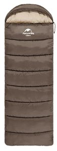 Спальный мешок Naturehike U150 NH20MSD07, (11°C), левый, коричневый
