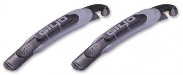 Комплект бортіровочних лопаток GIYO GT-03, три шт, пластикові сіро-чорні