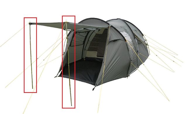 Стальные стойки для палатки Terra Inсognita 16 мм; 2,3м.