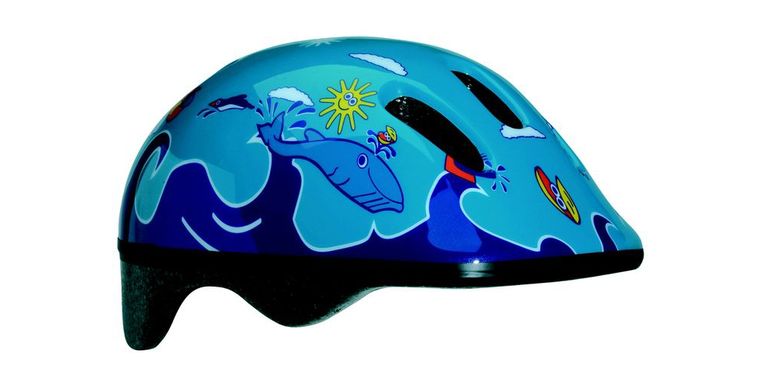 Шлем детский BELLELLI Taglia FISH AZZURRO size-M (синий (море))