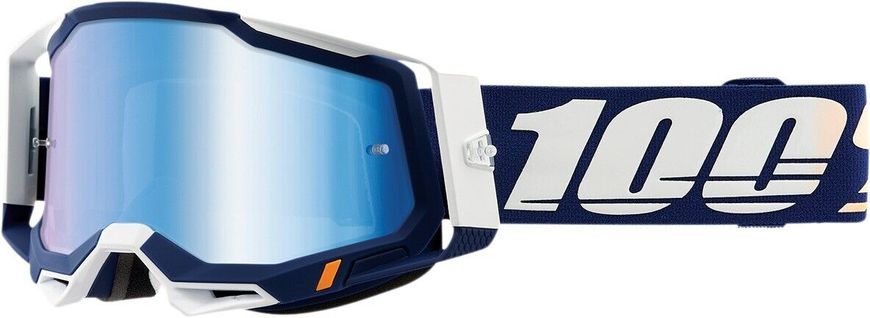 Мотоочки Ride 100% RACECRAFT 2 Goggle Concordia - Mirror Blue Lens, Mirror Lens