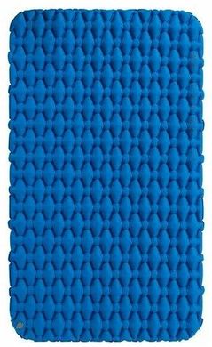 Надувний килимок двомісний з надувним мішком Naturehike FC-11 NH19Z055-P, 65мм, блакитний