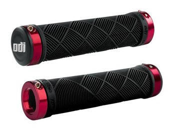 Гріпси ODI Cross Trainer MTB Lock-On Bonus Pack Black w/Red Clamps (черные с красными замками)