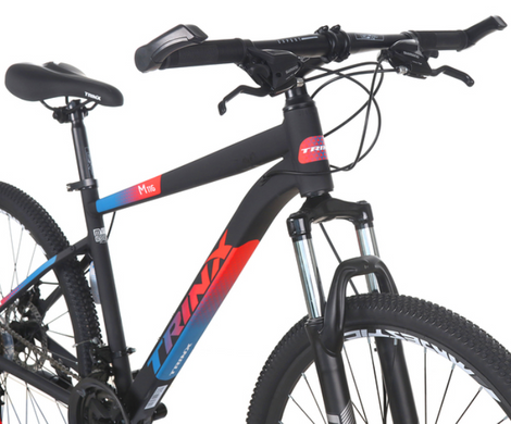 Велосипед Trinx M116 26"х19" Matt-Black-Blue-Red (2022)