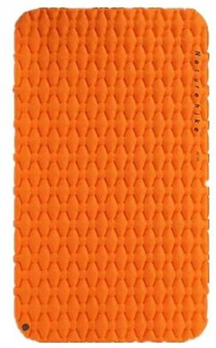 Надувний килимок двомісний з надувним мішком Naturehike FC-11 NH19Z055-P, 65 мм, помаранчевий