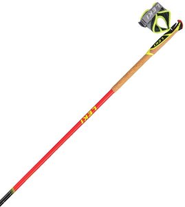 Палки лыжные Leki Mezza Race carbon-white-neonred-yellow 140 см