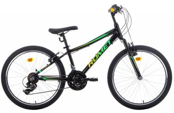 Велосипед Romet Rambler 24 чорно-зелений 13 S