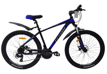 Велосипед Titan 27,5" FOX 2024 Рама-17" black-blue