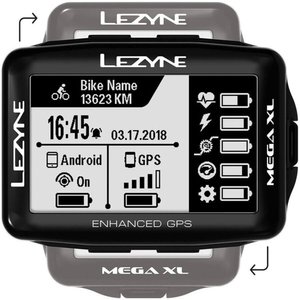 GPS компьютер Lezyne MEGA XL GPS SMART LOADED Черный Y13