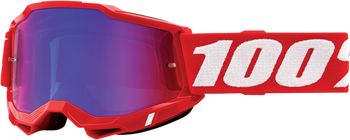 Мотоочки Ride 100% ACCURI 2 Goggle Red - Mirror Red/Blue Lens, Mirror Lens