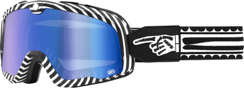 Мотоокуляри Ride 100% BARSTOW Goggle Death Spray - Mirror Blue Lens, Mirror Lens