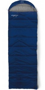 Спальний мішок Campout Oak (6/1°C), 190 см - Left Zip, Blue