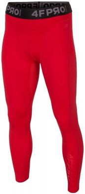 Штаны 4F для бега, спорта PRO цвет: красный