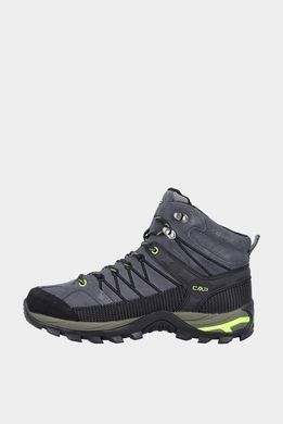 Черевики CMP RIGEL MID TREKKING SHOES WP, grey-yellow fluo, 47
