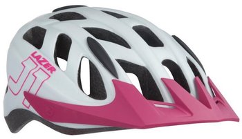 Шлем LAZER J1, подростковый, розово-белый