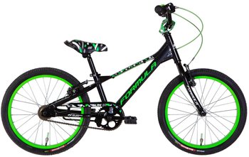 Велосипед 20" Formula SLIM 2022 (чорно-зелений)