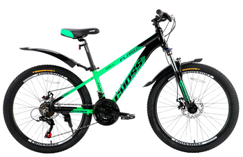 Велосипед Cross 26" Flash 2024 Рама-13" green-black