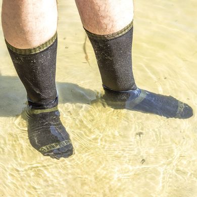 Шкарпетки водонепроникні Dexshell Trekking, ХL, з зеленою смужкою