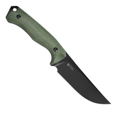 Нож фиксированный Ruike F186-MG, (11.8 см) D2 / Micarta зеленый