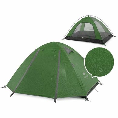 Палатка Naturehike P-Series NH18Z044-P, 210T65D, темно-зеленая