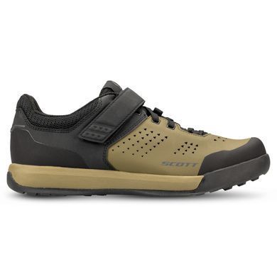 Велотуфлі Scott MTB SHR-ALP LACE STRAP black/fir green - 47.0