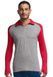 Термофутболка з довгим рукавом Icebreaker BF 260 Tech LS Half Zip MEN metro hthr/rocket XL 1 з 3