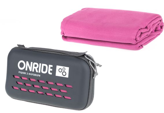 Полотенце Onride из микрофибры Wipe 20 в кейсе розовое