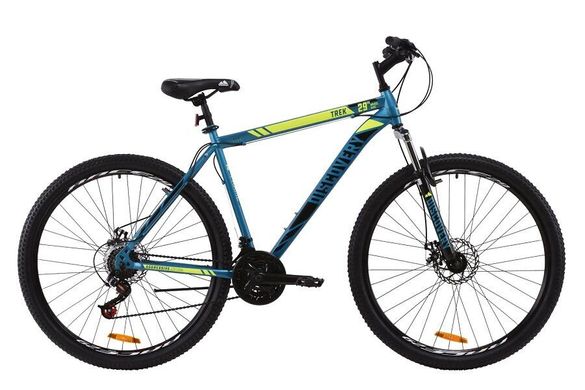 Велосипед Discovery 29 TREK AM DD рама-21" ST 2020, сине-оранжевый