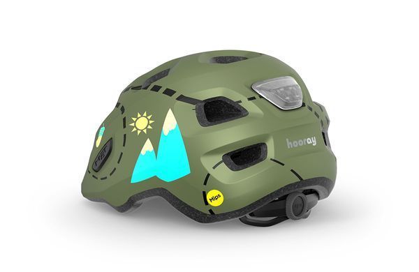 Шлем детский MET Hooray Mips CE Green Forest | Matt XS